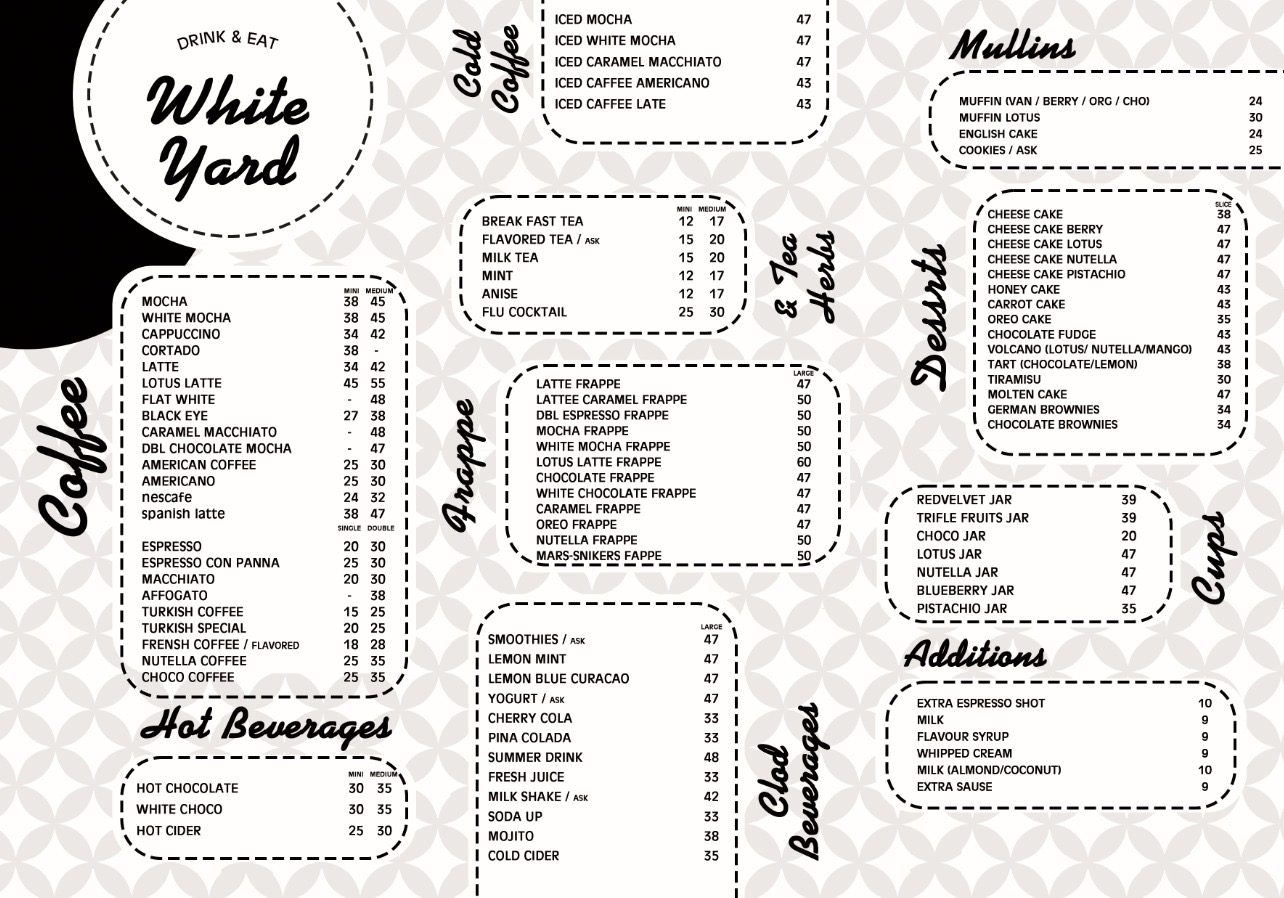 تصميمات سوشيال ميديا و منيوهات و لوجهات و كروت شخصيه